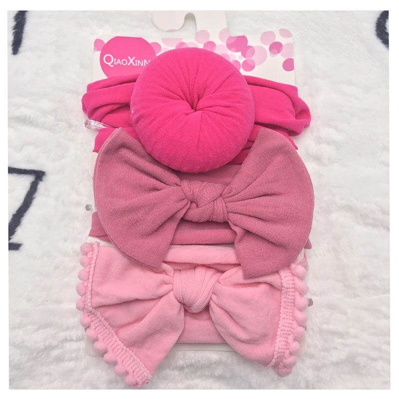 Baby Hair Bows Headband 3PC Set